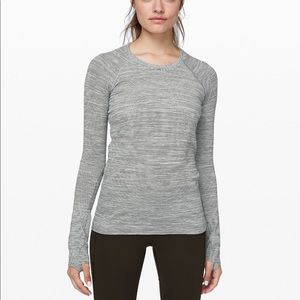 Lululemon Swiftly Tech Striped Long Sleeve
